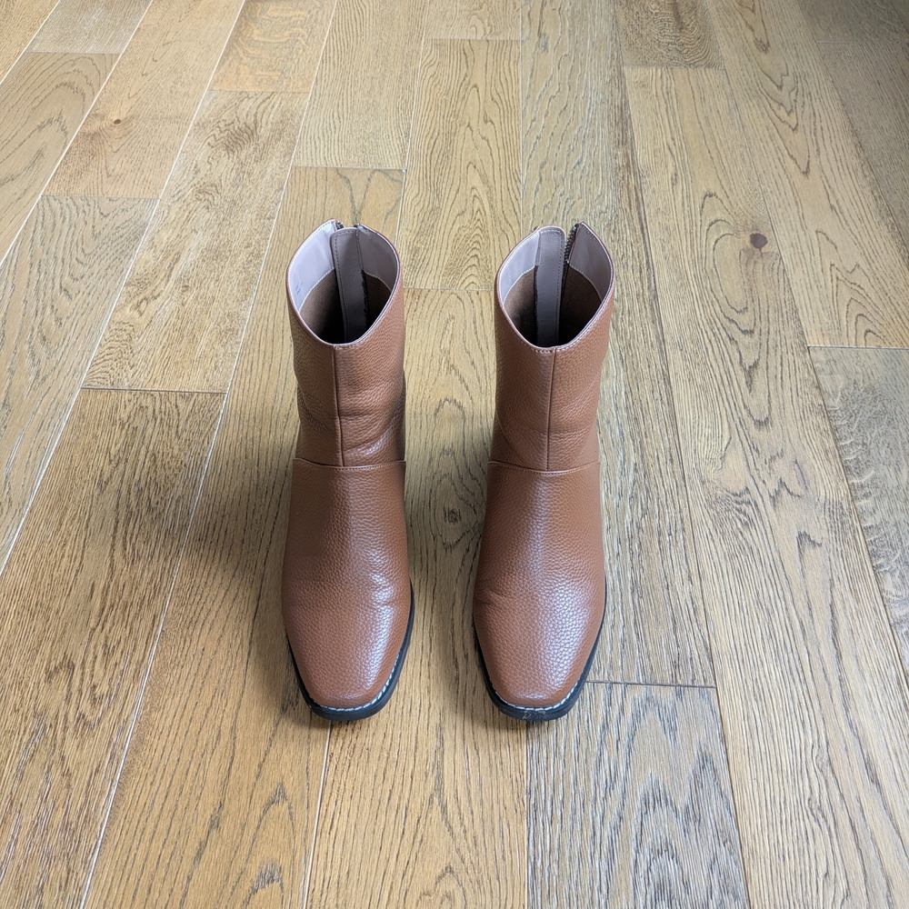 Matt & Nat Brown Leather Ankle Boots